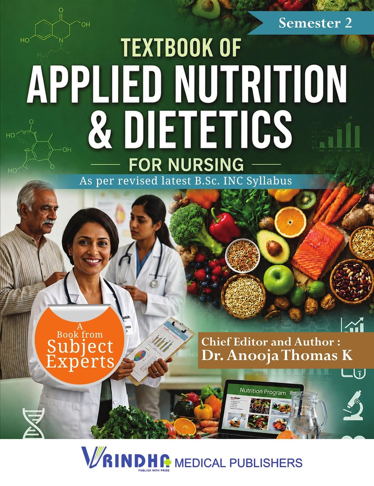 Textbook of Applied Nutrition & Dietetics For Nurses 2026 first edition